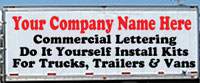 Box Truck Lettering Kits - Click Here To Get Started!