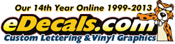 eDecals.com High Quality Car Stickers and Vinyl Graphics