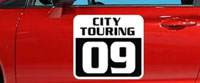 Touring Plate Decals