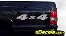 4x4 Decal ACC217