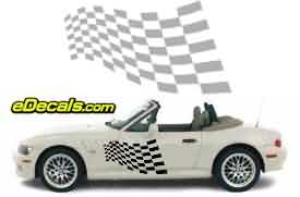 Checkered Flag Decal CFG108