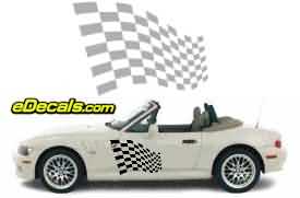 Checkered Flag Decal CFG117