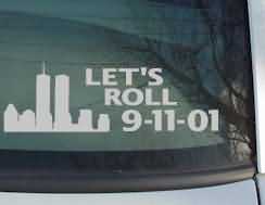 Lets Roll Computer Cut Patriotic Decal CNF156