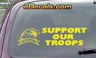 Support Our Troops Patriotic Decal CNF181