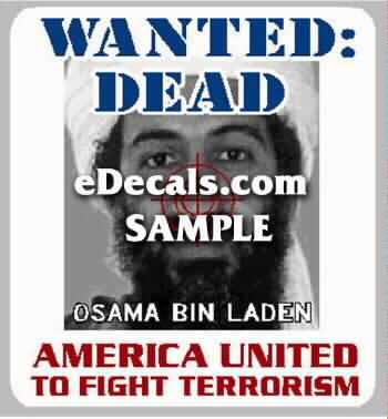 Kill Bin Laden Decal CNF213
