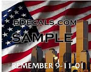 WTC Memorial Decal CNF217