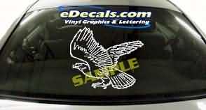 Eagle Cartoon Decal CRT101