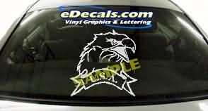 Eagle Cartoon Decal CRT102