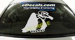Buzzard Cartoon Decal CRT104