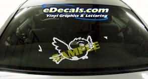 Bird Cartoon Decal CRT108