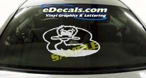 Duck Cartoon Decal CRT112