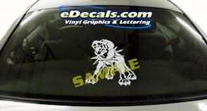 Dog Cartoon Decal CRT114