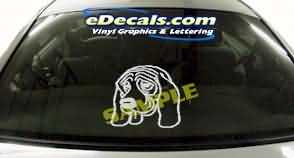 Dog Cartoon Decal CRT118