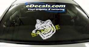 Wolf Cartoon Decal CRT121