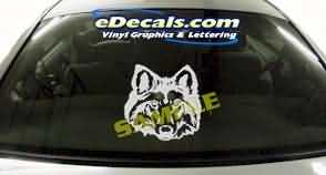 Wolf Cartoon Decal CRT122