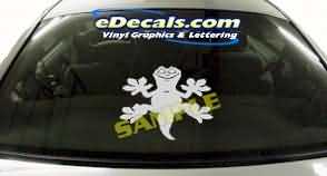 Lizard Cartoon Decal CRT128