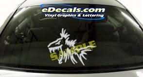 Nitro Fish Cartoon Decal CRT143