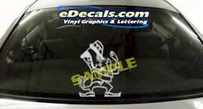 Fighting Irish Cartoon Decal CRT147