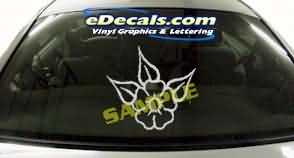 Rose Flower Cartoon Decal CRT167