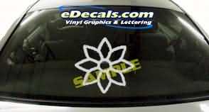 Flower Tree Cartoon Decal CRT171