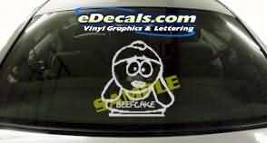 Southpark Cartoon Decal CRT180