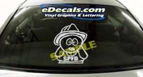 Southpark Fire Dept Cartoon Decal CRT184