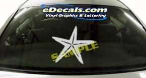 Star Fish Cartoon Decal CRT218