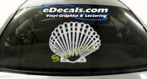 Shell Cartoon Decal CRT220