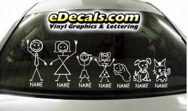 sTiCk FiGuRe FaMiLy CaRtOoN DeCaL CRT770