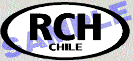 Chile Oval Decal OVL412
