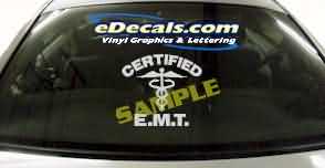 Volunteer Firefighter Cartoon Decal CRT320
