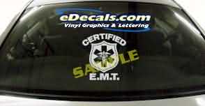 Volunteer Firefighter Cartoon Decal CRT321
