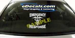 Volunteer Firefighter Cartoon Decal CRT322