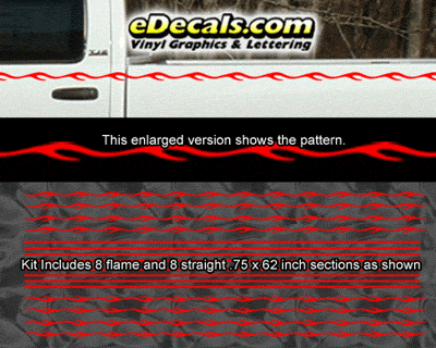 Flame Hook Universal Fit Pinstripe Kit PSD100