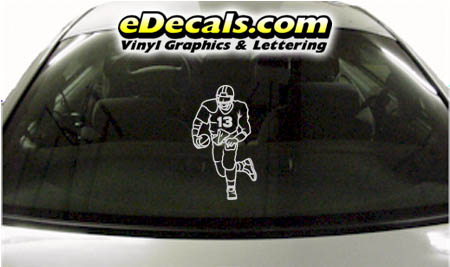 Football Sports Player Cartoon Decal SPT210