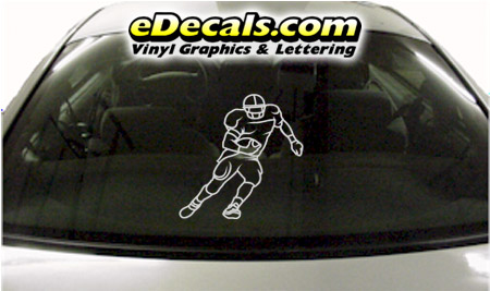 Football Sports Player Cartoon Decal SPT219