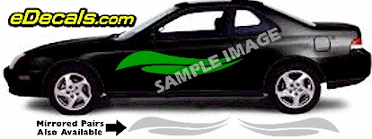 Flame Accent Graphic Decal ACC484