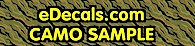 Custom Printed Type I Camoflage Stripe CAM101