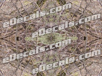 Camoflage Printed Vinyl Material - Twiggy CAM203