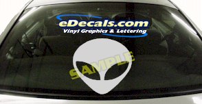 Alien Cartoon Decal CRT450