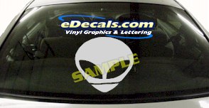 Alien Cartoon Decal CRT453