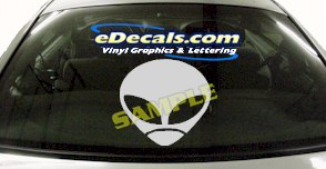 Alien Cartoon Decal CRT454