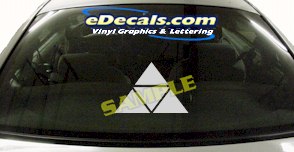 Pyramid Cartoon Decal CRT605