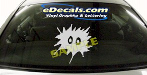 Eyes cartoon Decal CRT650