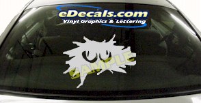 Eyes cartoon Decal CRT651