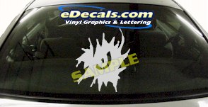Eyes cartoon Decal CRT652