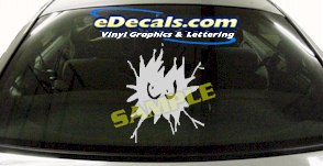 Eyes cartoon Decal CRT653