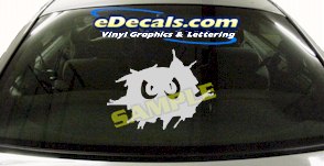 Eyes cartoon Decal CRT660