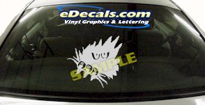 Eyes cartoon Decal CRT661