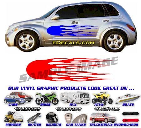Flame Decal FLM201